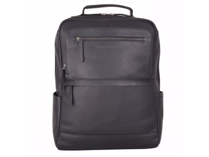 Kožený batoh na notebook 15,6 Philippe C58.700300 černý