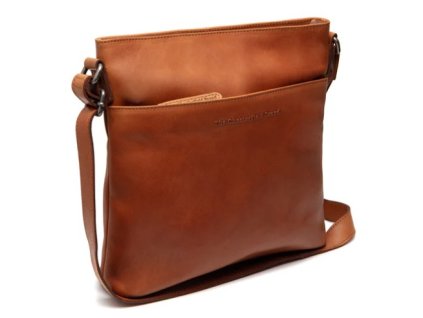 Kožená kabelka přes rameno Lunton C48.139731 koňaková