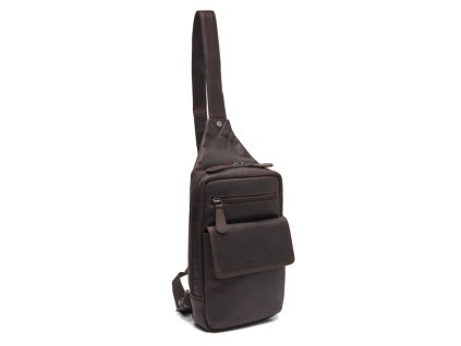 Kožená crossbody taška Turella C58.071401 hnědá 1