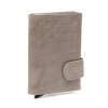 Kožené pouzdro na karty Chesterfield Brand Portland šedé C08.044308 přední strana