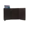 kozene pouzdro na karty rfid chesterfield lancaster hnede c08.038001 otevřené s kartami
