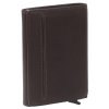 kozena penezenka pouzdro na karty rfid chesterfield lancaster hnede c08038001 - zadní strana