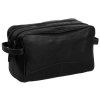 Kožená kosmetická taška Stacey černá