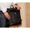 The Chesterfield Brand kožený batoh Larsson černý 2
