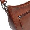 Kožená kabelka do ruky i přes rameno Valentano C48.137531 koňaková 4