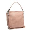 Kožená kabelka do ruky i přes rameno Sintra C48.131909 světle růžová 5
