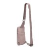 Kožená crossbody taška Cambridge C58.033012 světle fialová 4