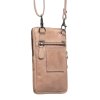 Kožená kabelka na mobil přes rameno na opasek Salta C48.127309 světle růžová 6