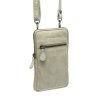 Kožená kabelka na mobil přes rameno na opasek Salta C48.127303 ocean blue
