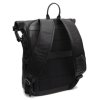 Roll top kožený batoh na notebook Remo C58.071300 černý 8