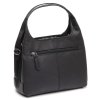 Dámská kožená kabelka do ruky i přes rameno Lunera C48.140000 černá
