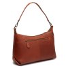 Kožená kabelka do ruky i přes rameno Skara C48.140231 koňaková 2