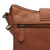 Kožená kabelka přes rameno crossbody CaloraC48.140731 koňaková 4