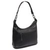 Kožená kabelka přes rameno Olvia C48.139100 černá 3