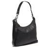 Kožená kabelka přes rameno Olvia C48.139100 černá