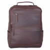 Kožený batoh na notebook 15,6 Philippe C58.700301 hnědý
