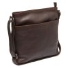 Kožená kabelka přes rameno Lunton C48.139701 hnědá