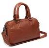Dámská kožená kabelka do ruky i přes rameno Dalford C48.140931 koňaková