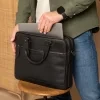 Kožená byznys taška na notebook Montara C40.110600 černá v (1)