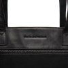 Kožená shopper kabelka na notebook 14" Osira černá