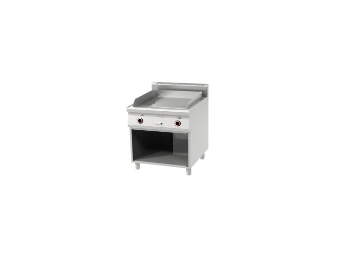 Grilovací deska hladká chrom REDFOX FTH 90/80 E - Grilovací deska 71x65 el. hladká, s pod. 400 V