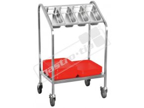 Vozík na příbory a tácy WPT4