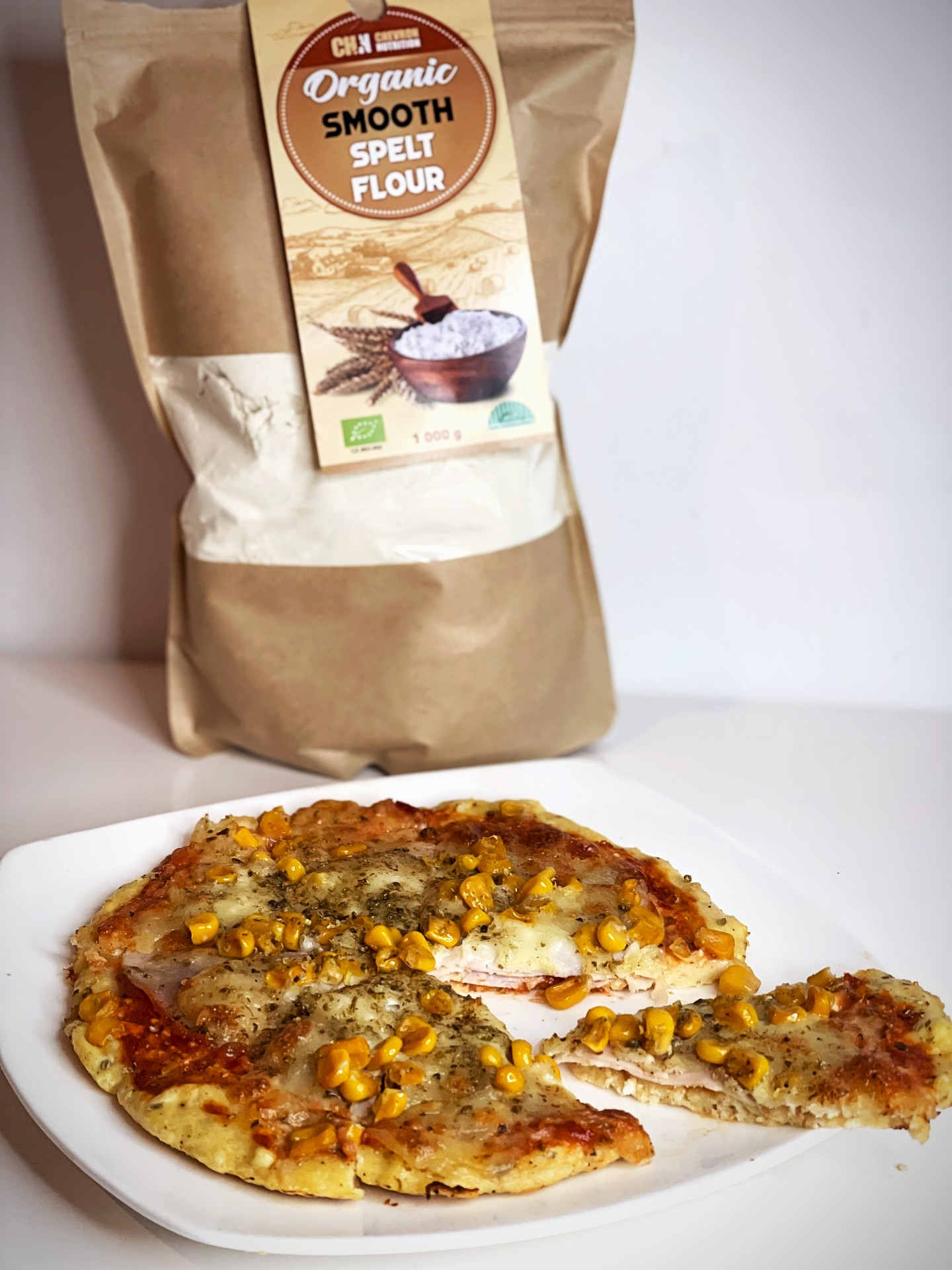 FITNESS PIZZA ZE ŠPALDOVÉ MOUKY