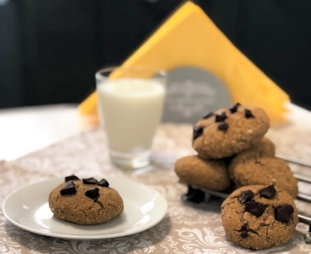 Cuketové cookies s náplní