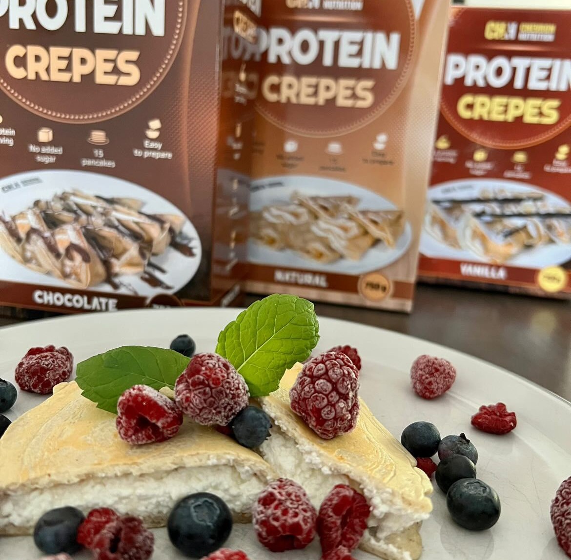 PROTEINOVÉ PALAČINKY S TVAROHEM