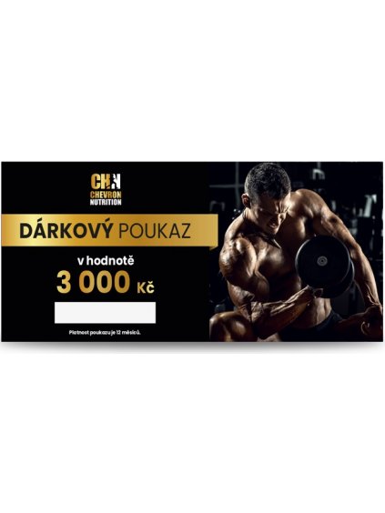 Dárkový poukaz v hodnotě 3000 Kč