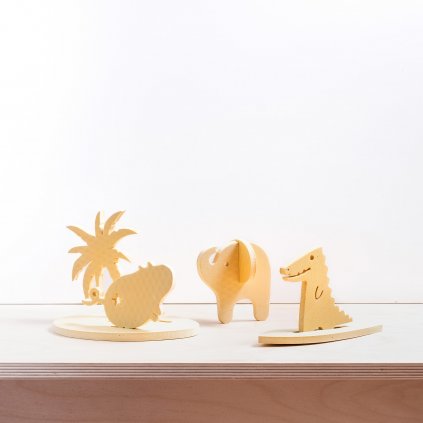 Vodolepky zvířátka Chic By Pig GOLD PALM BEACH