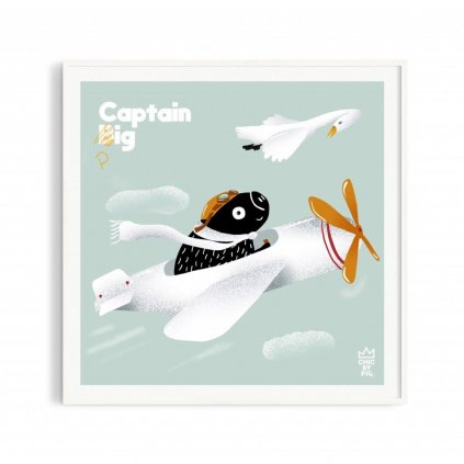 Captain B/Pig Poster