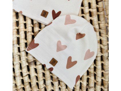 Čiapka Hearts Rib