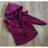 Mikina Basic zip ruffle