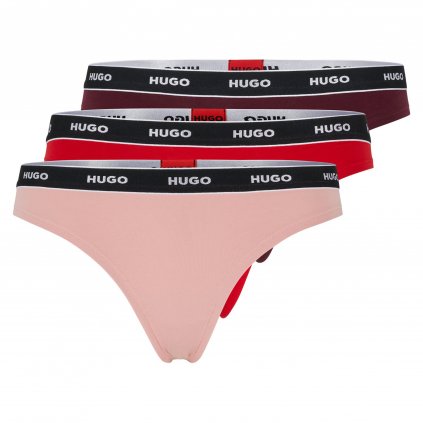 HUGO BOSS Dámská tanga 3Pack