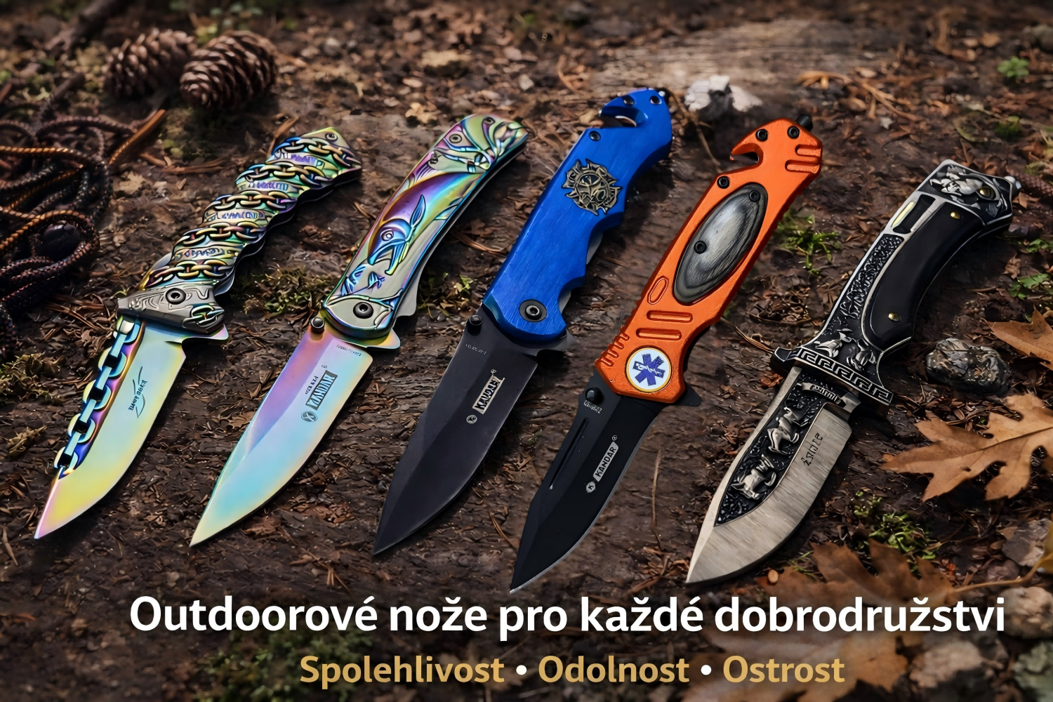 Outdoorové nože – spolehlivé a odolné nože pro outdoor, EDC a každé dobrodružství