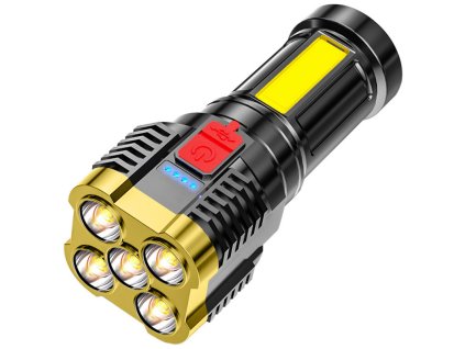 Přenosná LED svítilna se 4 režimy svícení