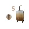 SUMMIT 2421 Cestovní kufry – ombré ve šampaňské barvě | TSA zámek | 360° kola | PC materiál