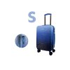 SUMMIT 2421 Cestovní kufry – ombré v tmavě modré barvě | TSA zámek | 360° kola | PC materiál