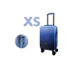 SUMMIT 2421 Cestovní kufry – ombré v tmavě modré barvě | TSA zámek | 360° kola | PC materiál