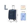 ORLACS 871 Cestovní kufry – tmavě modré barvě | 360° kola | Textilní materiál