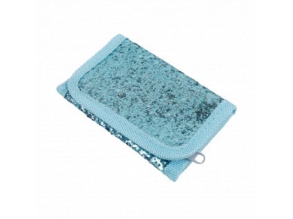 Busy Lizzie Trblietavá peňaženka na suchý zip Modrá