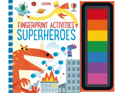 Usborne Fingerprint Activities Superheroes