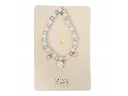Yuko B. Náramok perlový Obláčik