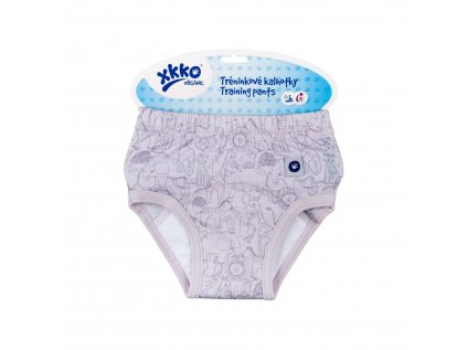 XKKO Organic Tréningové nohavičky - Safari Lavender Aura, Veľkosť M