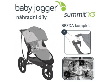 BabyJogger BRZDA komplet SUMMIT X3