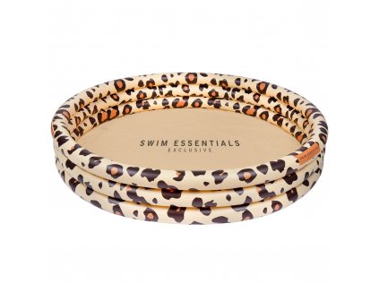 Swim Essentials Nafukovací bazén pre deti Leopard béžový 150 cm