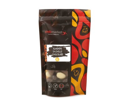 mandle v cokolade chili