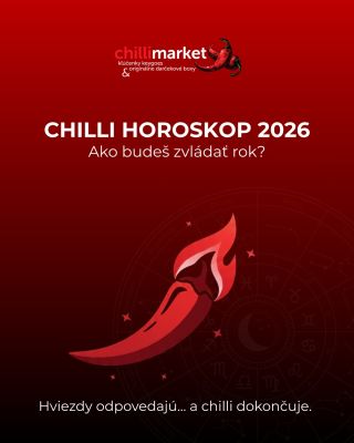 🔥✨ CHILLI HOROSKOP 2026 je tu! ✨🔥 Čo ti hviezdy (a pálivosť) prinesú v novom roku? Ktoré znamenie bude žiariť, ktoré...