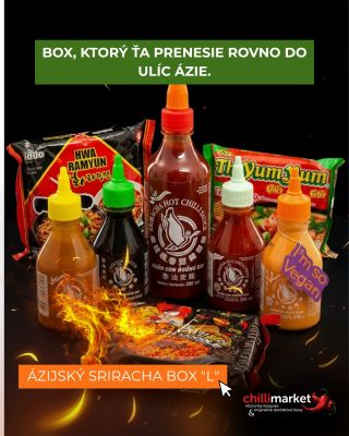 🔥TENTO SET OBSAHUJE: 👉🏼Výber ikonických Sriracha omáčok a ázijských rezancov, ktoré spolu vytvárajú poriadne výrazný...